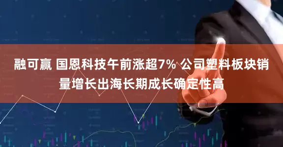 融可赢 国恩科技午前涨超7% 公司塑料板块销量增长出海长期成长确定性高